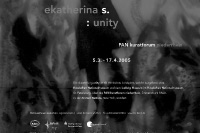 ekatherina s.: unity / exhibition poster