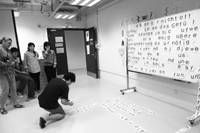 workshop at the academy of visual arts, hkbu / hong kong