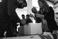 workshop at the académie libanaise des beaux-arts