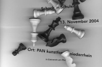 schulschach-cup 2004 / event poster / schachjugend nrw / 42x59,4cm / 2004
