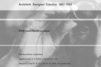le corbusier / exhibition poster / pan kunstforum / 59,4x84cm / 2003