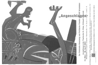 hap grieshaber: angeschlagen / exhibition poster / st.kilian, erftstadt / 84x59,4cm / 2003