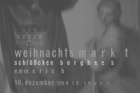 weihnachtsmarkt / event poster / schlößchen borghees, emmerich / 42x59,4cm / 2000