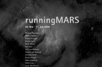 runningmars / exhibition poster / pan kunstforum / 59,4x84cm / 2004